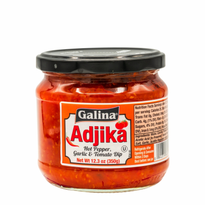 36-313-1 GALINA PEPPER & GARLIC SALSA ADJIKA 12/12.3 OZ
