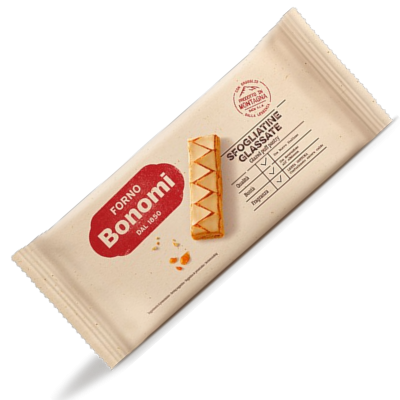 37-151-1 BONOMI PUFF PASTRY GLAZED ITALIAN 15/7 OZ