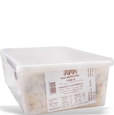39-313-1 AL KANATER HALVA W/PISTACHIO TRAY 4/5.5 LB