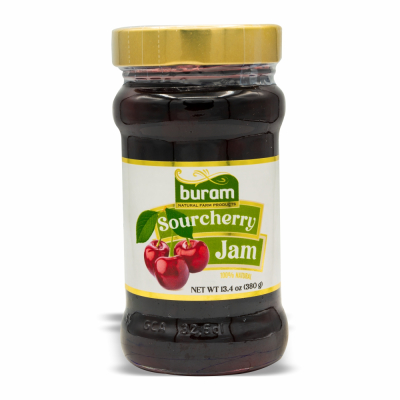 41-227-1 BURAM SOUR CHERRY JAM 12/380 GR