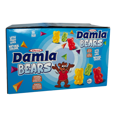 44-111-1 DAMLA GUMMY BEAR 6X12/80 GR