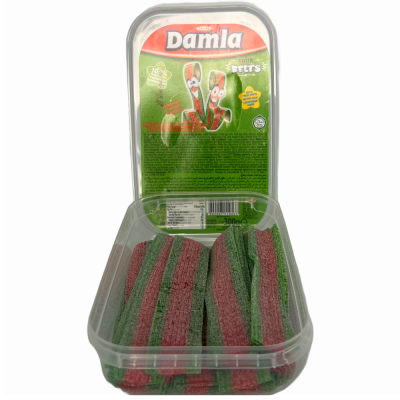 44-117-1 DAMLA SOUR BELT WATERMELON  24/300 GR