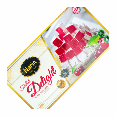 44-301-1 NARIN TURKISH DELIGHT SOUR CHERRY 12/400 GR