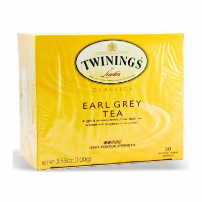 45-126-1 TWININGS EARL GRAY BAGS      6/50 PK
