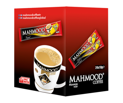 46-250-1 MAHMOOD COFFEE 3IN1 STK 18 GR 24/24PC