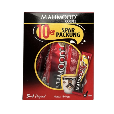 46-257-1 MAHMOOD COFFEE 3IN1 STK BOX 18GR 32/10PC