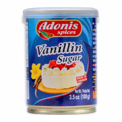 50-109-1 ADONIS VANILLA SUGAR 24/100 GR