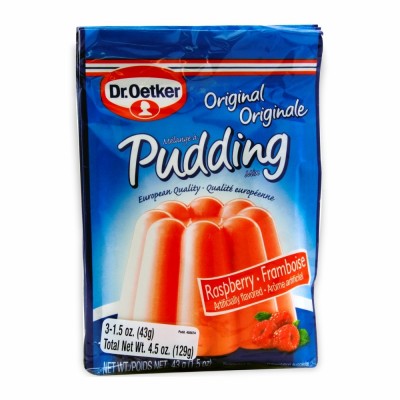50-169-1 OETKER RASPBERRY PUDDING 10/4.5 OZ