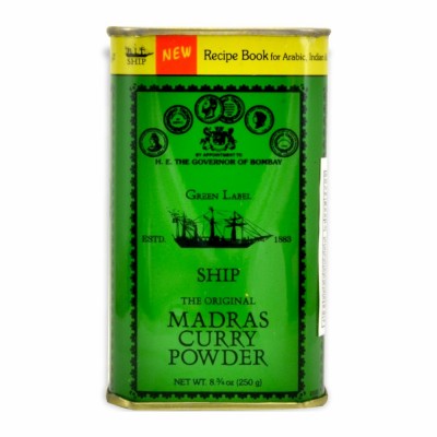 60-178-1 SHIP MADRAS CURRY POWDER     12/250 GR