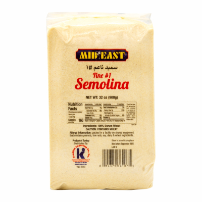76-107-1 ME IMPORTED SEMOLINA FINE #1 12/908 gr