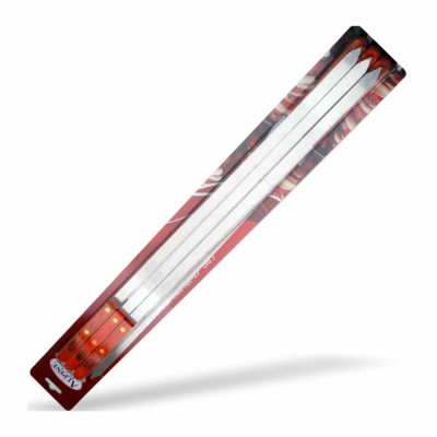90-402-3 ARAMCO BBQ SKEWERS W/HANDLE 6 PC 1/2 "