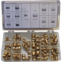 BX-101 Assorted Brass Seats, Box of 100