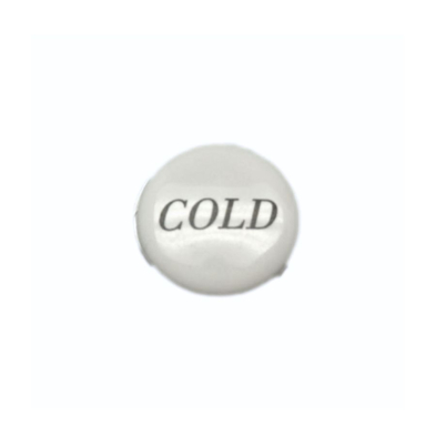 CN-B01C Newport Brass Porcelain Button - Cold