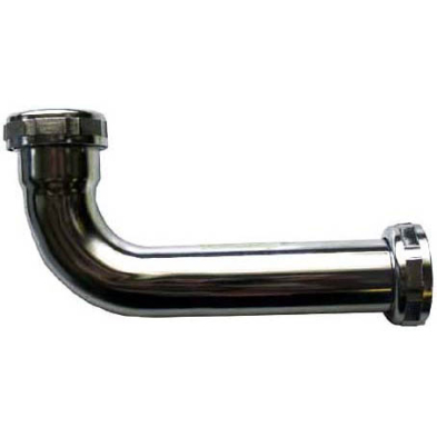 DC-102 1 1/4" x 8"  CP Closet Slip Joint Elbow
