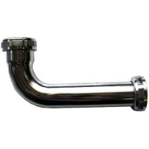 DC-102 1 1/4" x 8"  CP Closet Slip Joint Elbow