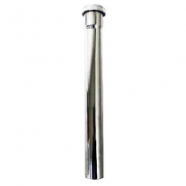 DE-202-17 1 1/4" x 12" CP Slip Joint Extension Tailpiece 17 Gauge