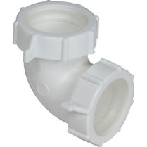 DZ-DSE01 1 1/2" x 1 1/2" Plastic Slip 90 Elbow