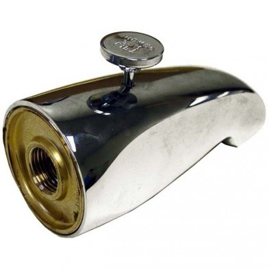 JD-301 All Brass 1/2" Diverter Tub Spout Standard