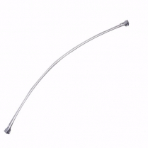 KD-208C CP Curved Shower Bar w/Brackets