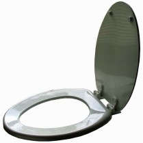 LB-TS2P Elongated Plastic Toilet Seat, White