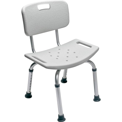LD-MK51 Shower Chair w/Backrest (250 lb. capacity)