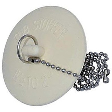 NJ-218 Fitall Tub Stopper 1 1/2"-2" W/Chain