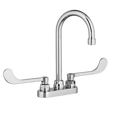 PA-B03 Am Std Monterrey 4" CC Gooseneck Faucet/Wrist Handle 1.5 gpm
