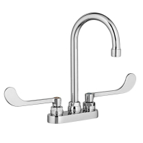 PA-B03 Am Std Monterrey 4" CC Gooseneck Faucet/Wrist Handle 1.5 gpm