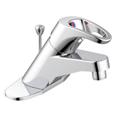 PG-B07 Gerber 1.2 gpm 1/3H SL 4" CP Lav Faucet w/PU Hardwater