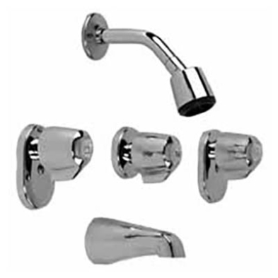 PG-S34 Shower Valve&Trim Gerber Classic 3 Handle OS w/Stops CP USA