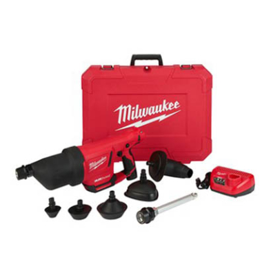 TD-MDTK1 Milwaukee Drain Cleaning M12 Air Gun Kit 21"