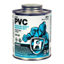 UC-123 Hercules PVC Cement, 16 oz.