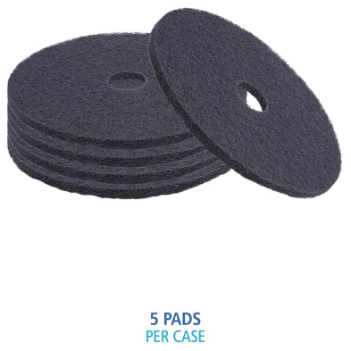 UX-SP20 Stripping Pad, Black 20" Diameter 5/Pack #402W04