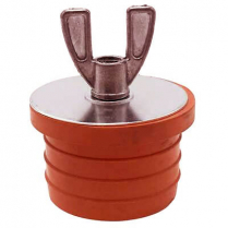 WC-556 2" Red Rubber Test Plug