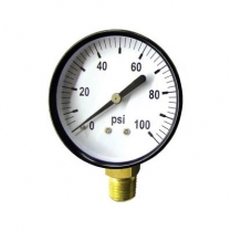 WP-G20 Standard Pressure Gauge 3 1/2" 100 psi WOG 1/4" NPT