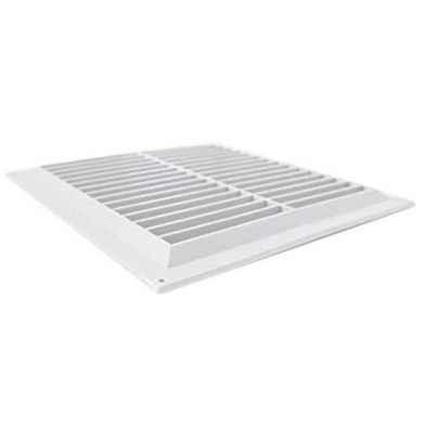 WR-006 Register Sidewall Return Air 6" x 6" Wall Opening Size White