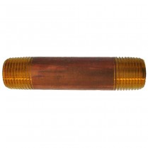 XB-106 3/8" x 3 1/2" Brass Nipple