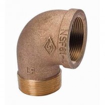 XB-E27 2" Brass 90 Street Elbow