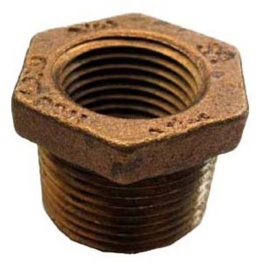 XB-H05 1/2" x 1/8" Brass Hex Bushing