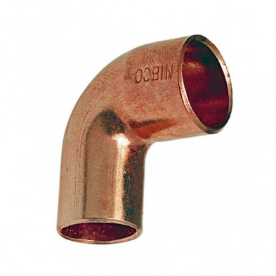 XC-E74 1” x 1/2" Copper 90 Reducing Elbow