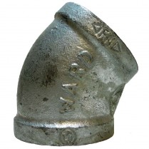 XG-E46 1 1/2" Galvanized 45° Elbow