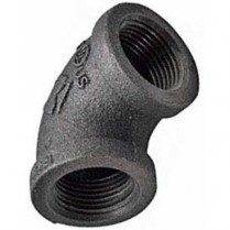 XL-E00 1/4" Black 90 Elbow