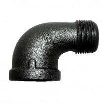 XL-E22 1/2" Black 90 Street Elbow