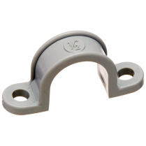 XP-S02 1/2" PVC Two-Hole Pipe Clamp