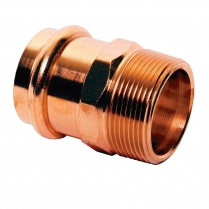 XV-M004 Copper Press Male Adapter, P x MPT, 1" x 1"