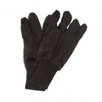 ZG-002 Pair, Brown Jersey Work Gloves