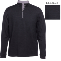  7231 - Men’s Waffle Texture 1/4 Zip Pullover