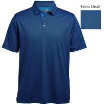  Style 7324 - Men's 2 Tone Jacquard Polo