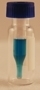 VE062024 Clear screw top vial with fused in insert, cap & Bonded PTFE