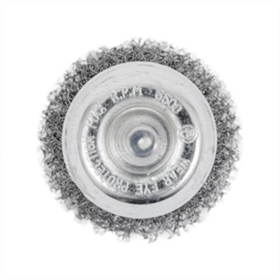 ABA-550702 550702 3" X 1/4" SHAFT MOUNTED CRIMPED CUP BRUSH